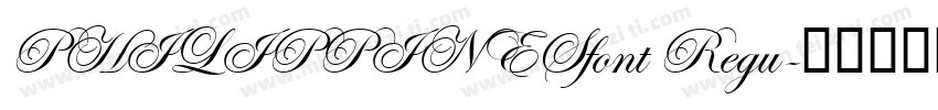 PHILIPPINESfont Regu字体转换
